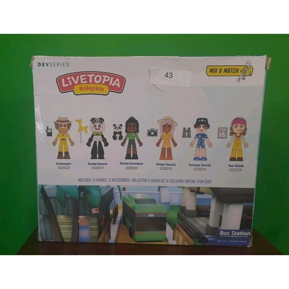 Livetopia Roleplay Day at the Zoo 12-Piece Figure Set from the DevSeries by Jazw